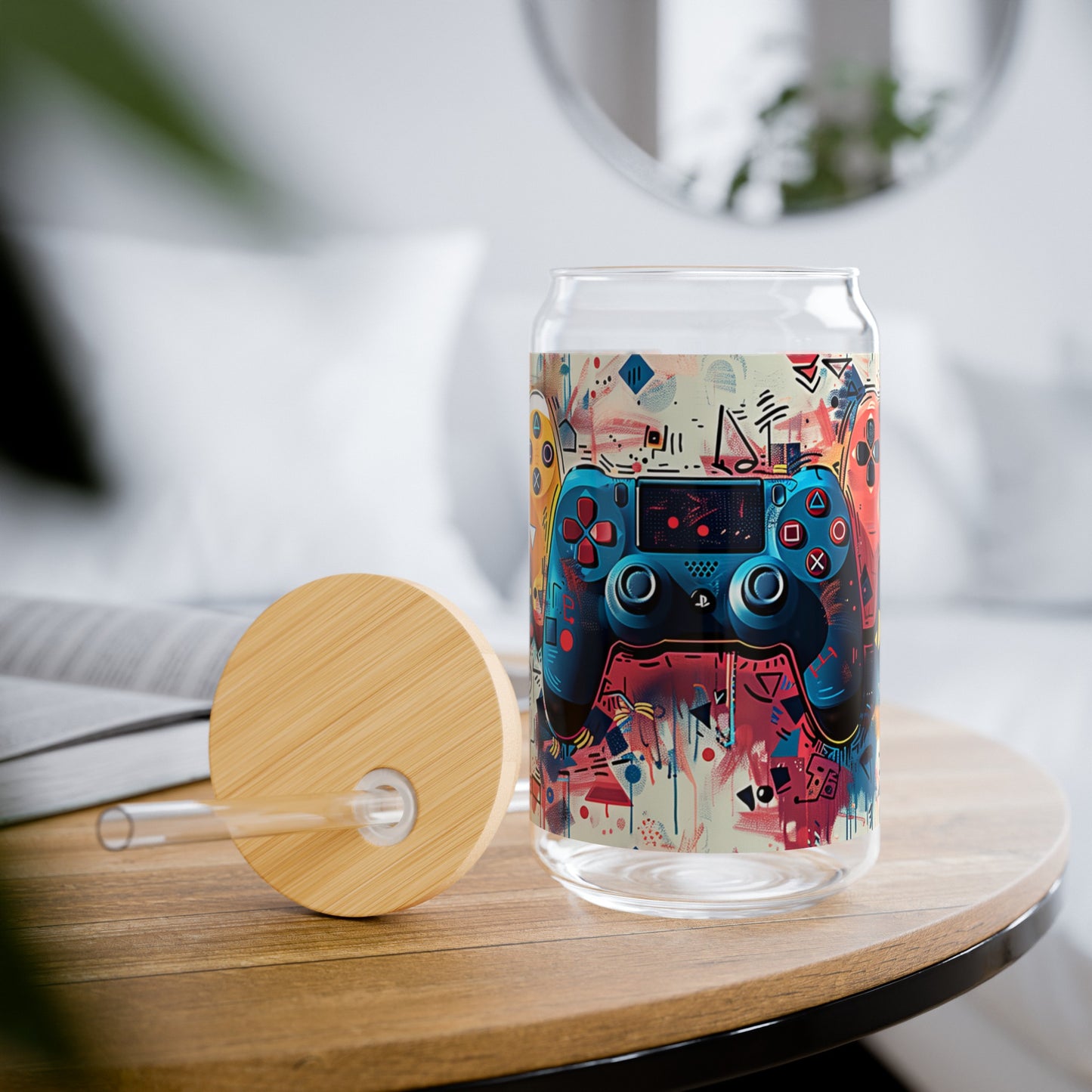 The Gamer Sipper Glass - Kim’s Signature Beauty & Accessories    (Store description)