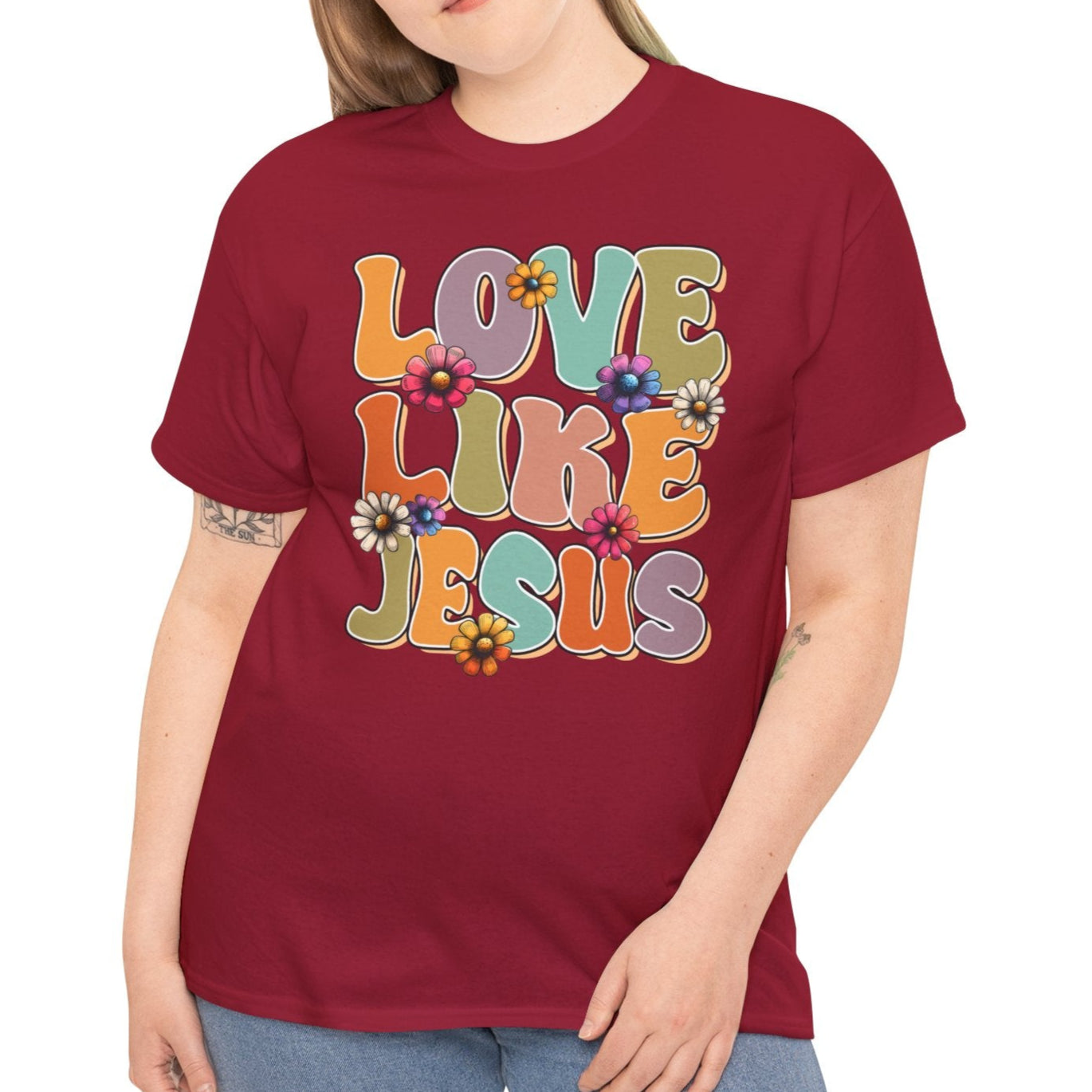 Love Like Jesus Cotton Tee - Kim’s Signature Beauty & Accessories    (Store description)