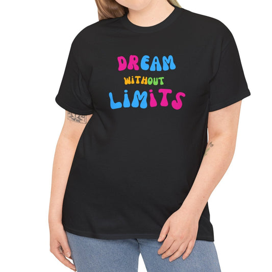Dream Without Limits | Cotton Tee - Kim’s Signature Beauty & Accessories    