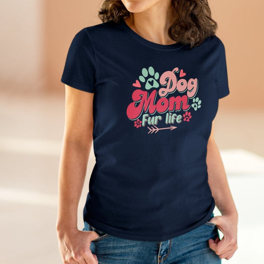 Dog Mom Furlife | Cotton Tee - Kim’s Signature Beauty & Accessories    