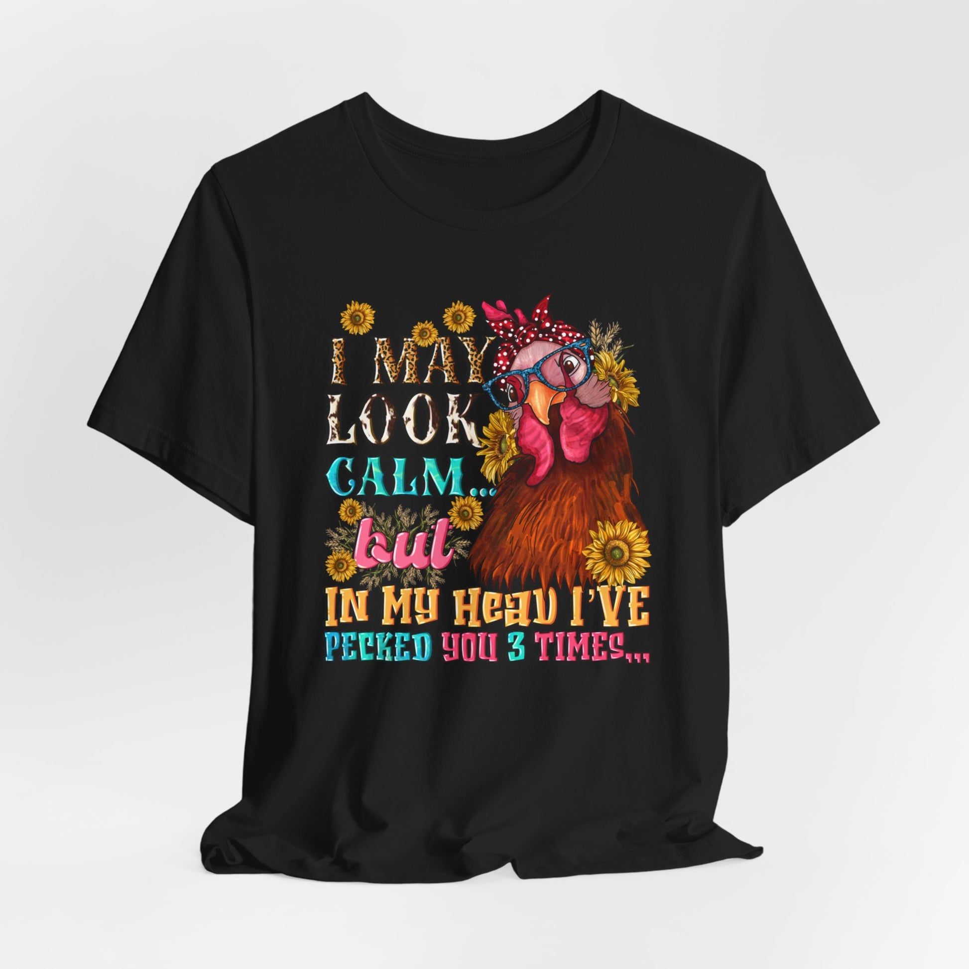 Calm Exterior, Inner Pecking: Funny Tee - Kim’s Signature Beauty & Accessories    (Store description)