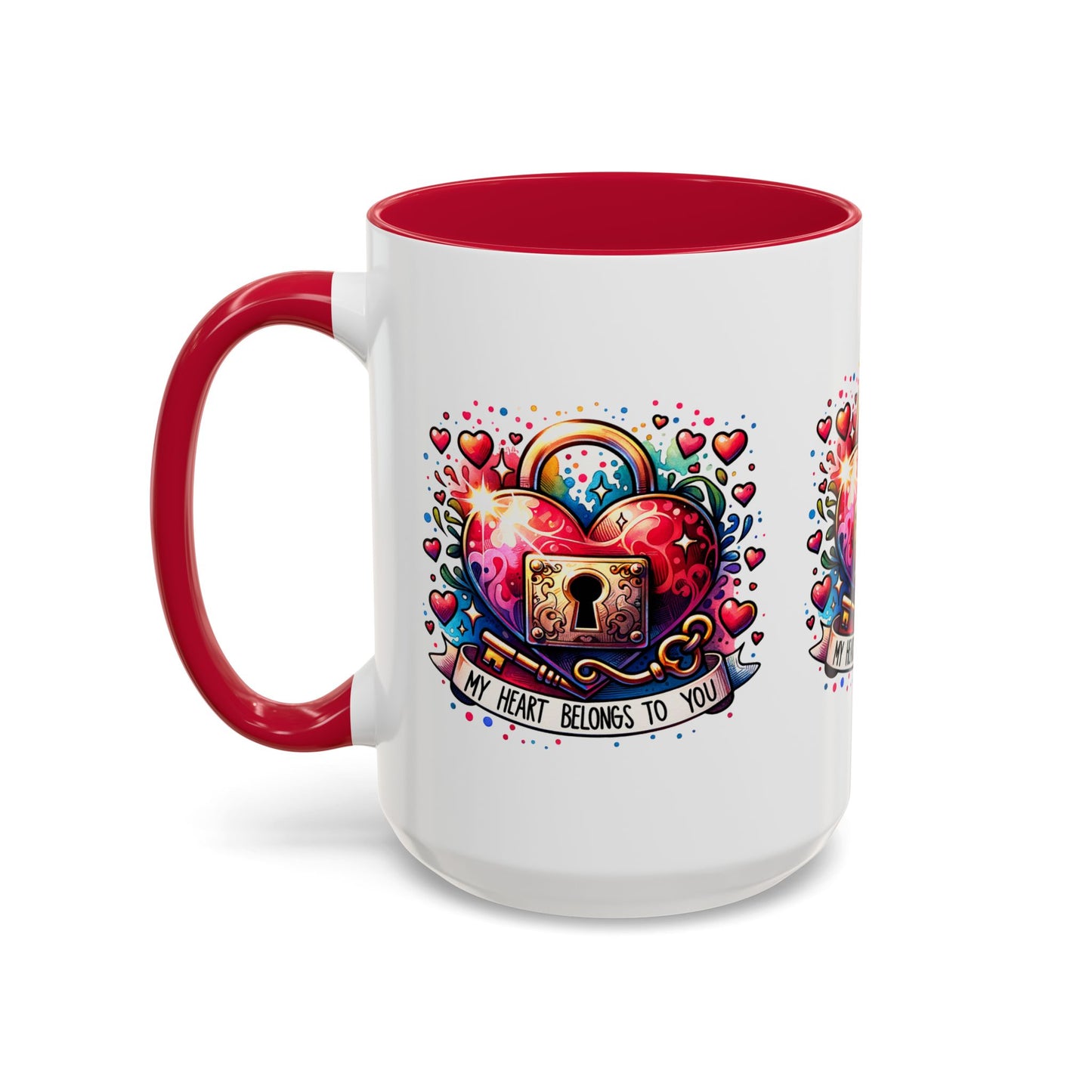 My Heart Belongs to You Colorful Mugs (11oz, 15oz)