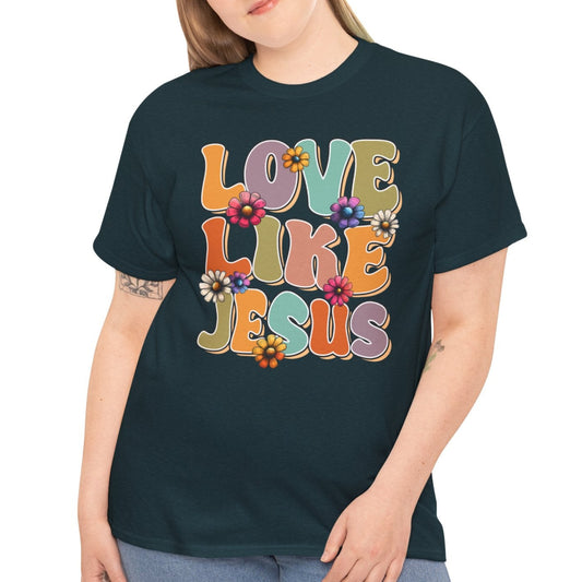 Love Like Jesus Cotton Tee - Kim’s Signature Beauty & Accessories    (Store description)