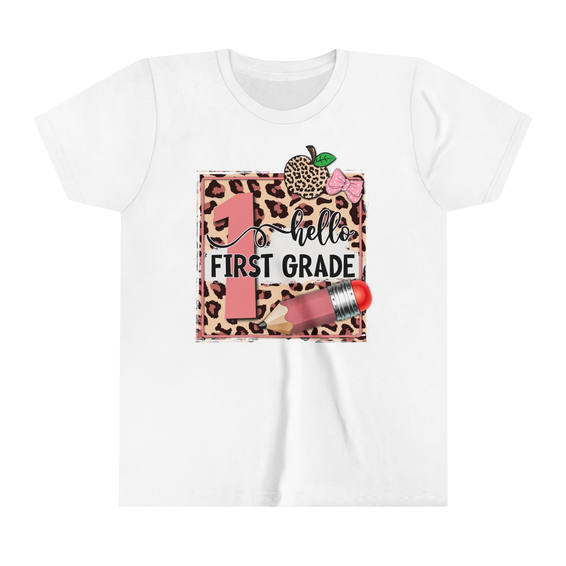 Hello First Grade Youth Tee - Kim’s Signature Beauty & Accessories    (Store description)
