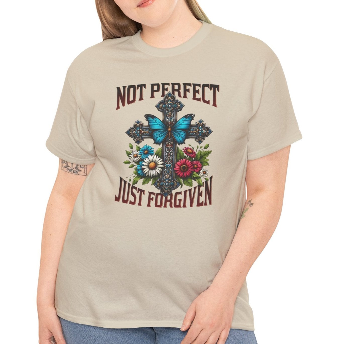 Not Perfect Just Forgiven Tee - Kim’s Signature Beauty & Accessories    (Store description)