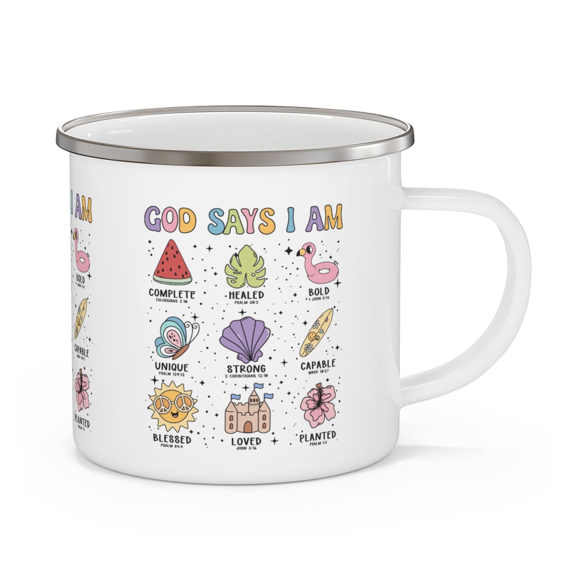 God Says I am... Camping Mug - Kim’s Signature Beauty & Accessories    (Store description)