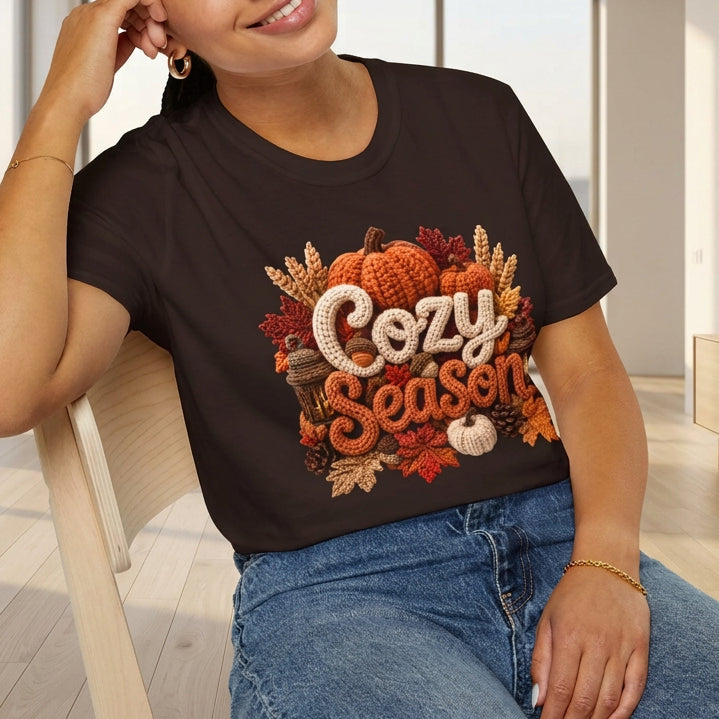 Cozy Season Pumpkin Fall T-Shirt