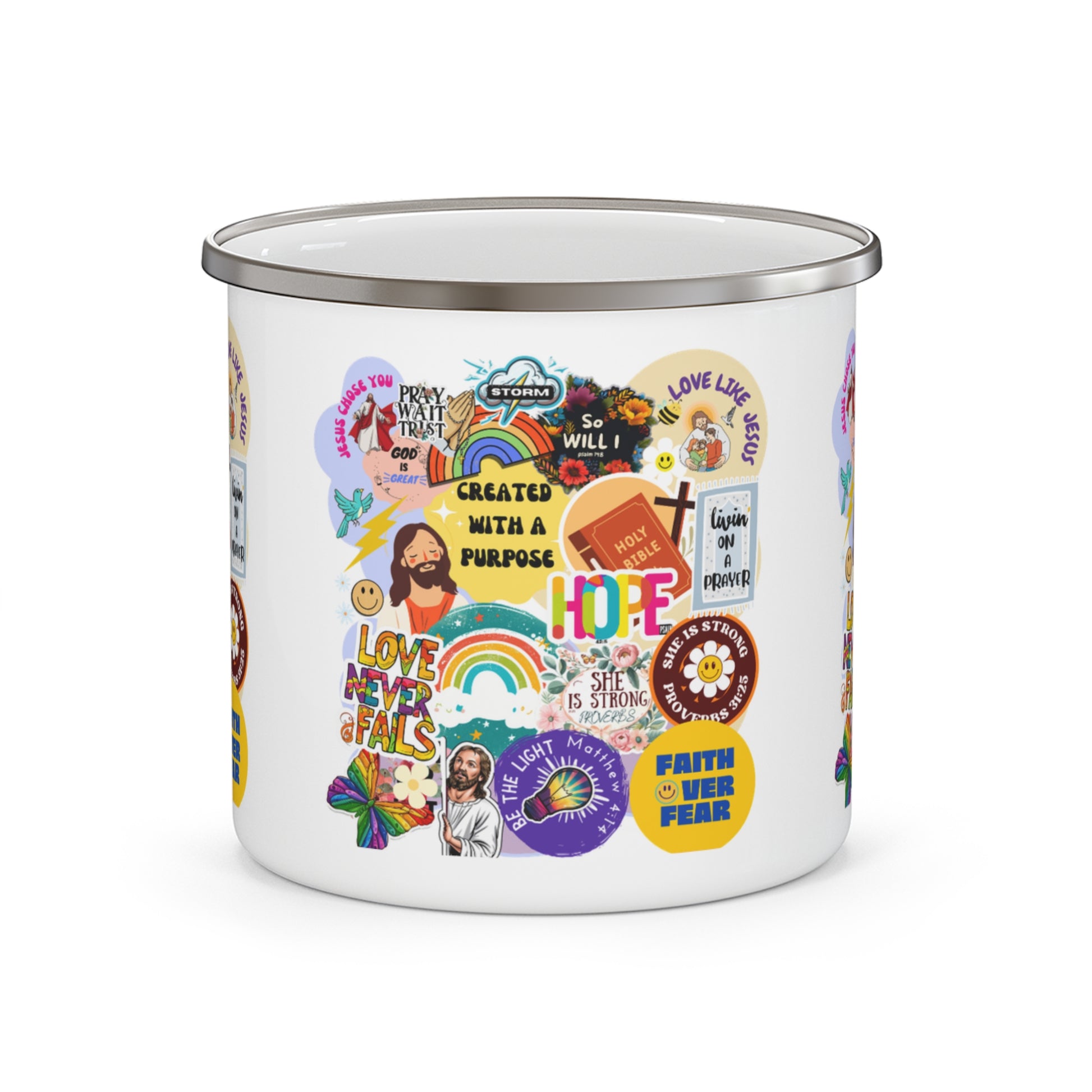 Hope Enamel Camping Mug - Kim’s Signature Beauty & Accessories    (Store description)
