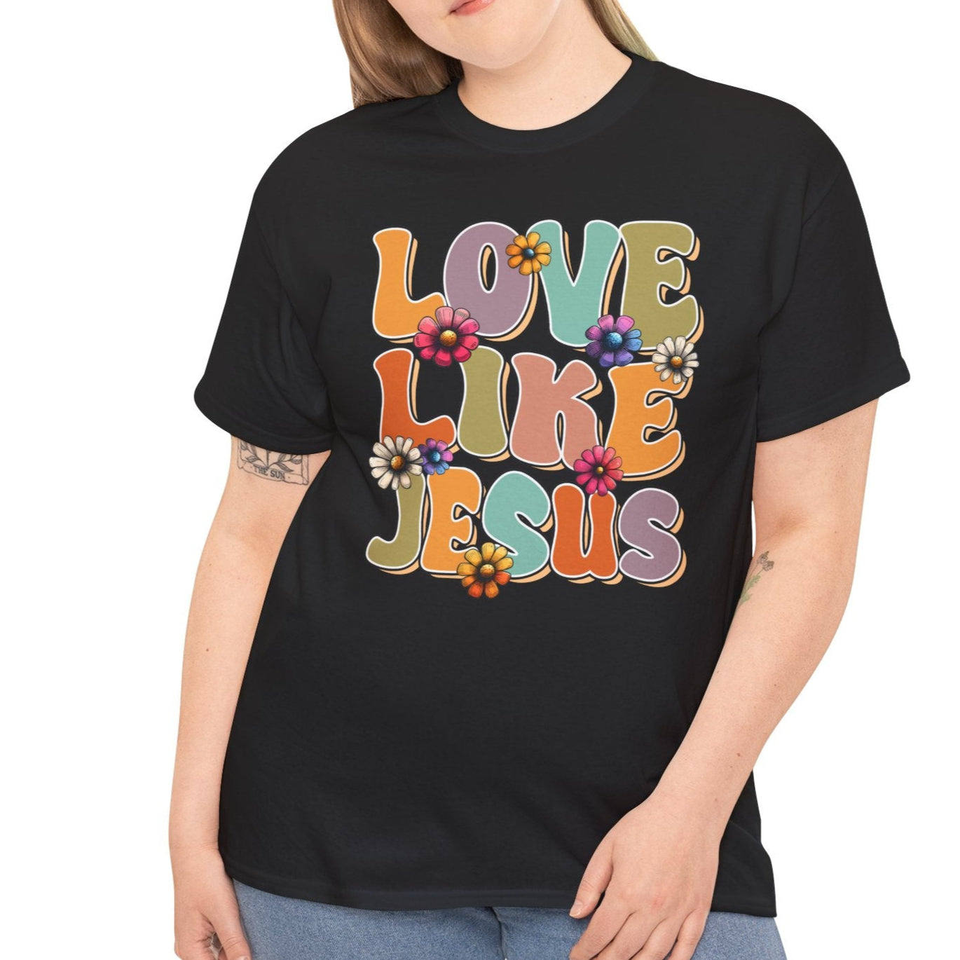 Love Like Jesus Cotton Tee - Kim’s Signature Beauty & Accessories    (Store description)