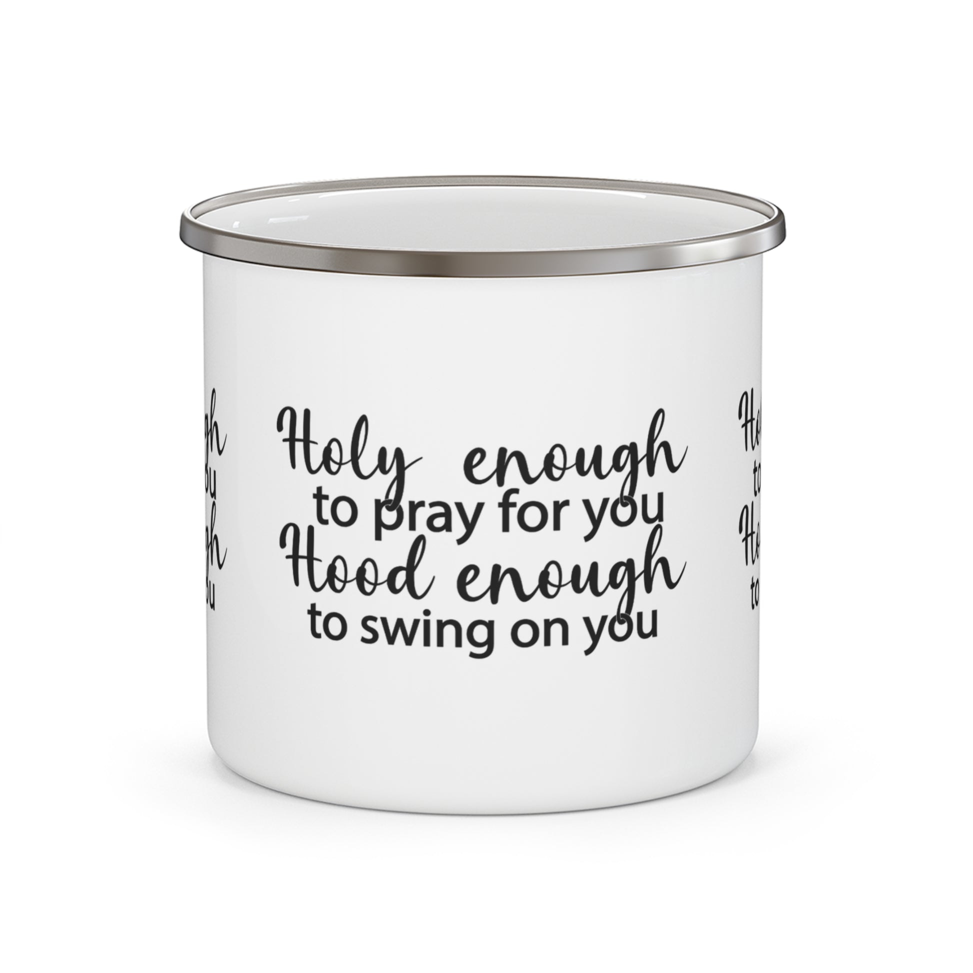 Holy Enough Camping Mug - Kim’s Signature Beauty & Accessories    (Store description)