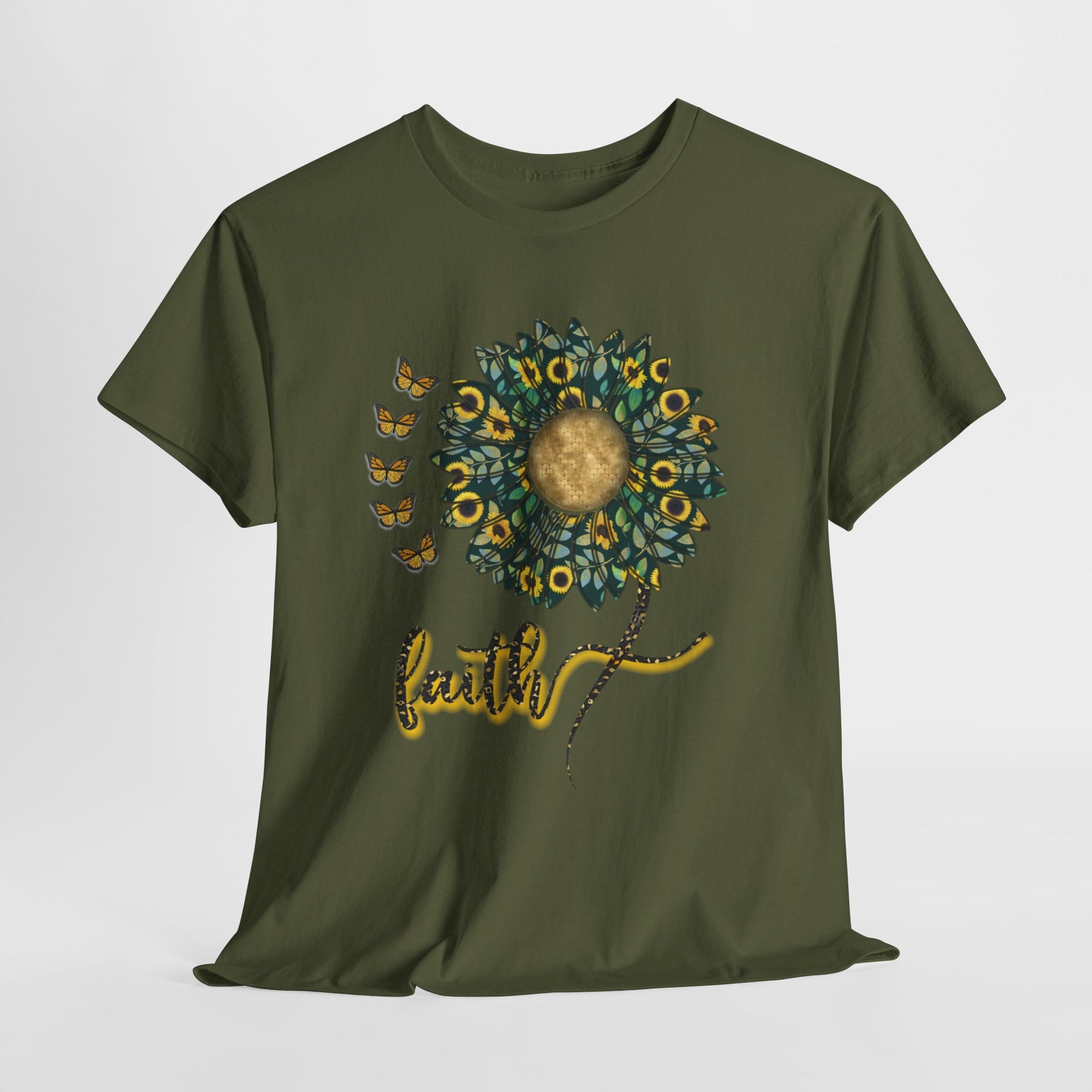 Faith & Sunflowers Tee - Kim’s Signature Beauty & Accessories    (Store description)