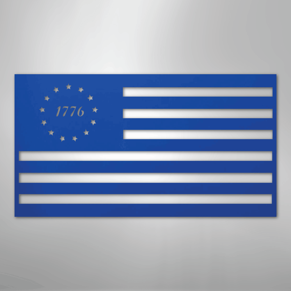 1776 Flag - Steel Sign - Kim’s Signature Beauty & Accessories