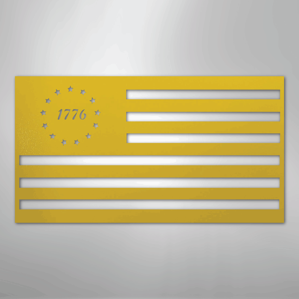 1776 Flag - Steel Sign - Kim’s Signature Beauty & Accessories