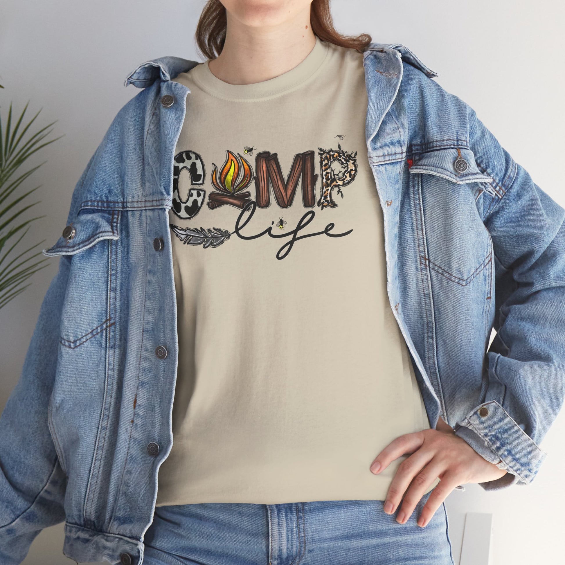 Camp Life | Cotton Tee - Kim’s Signature Beauty & Accessories    (Store description)