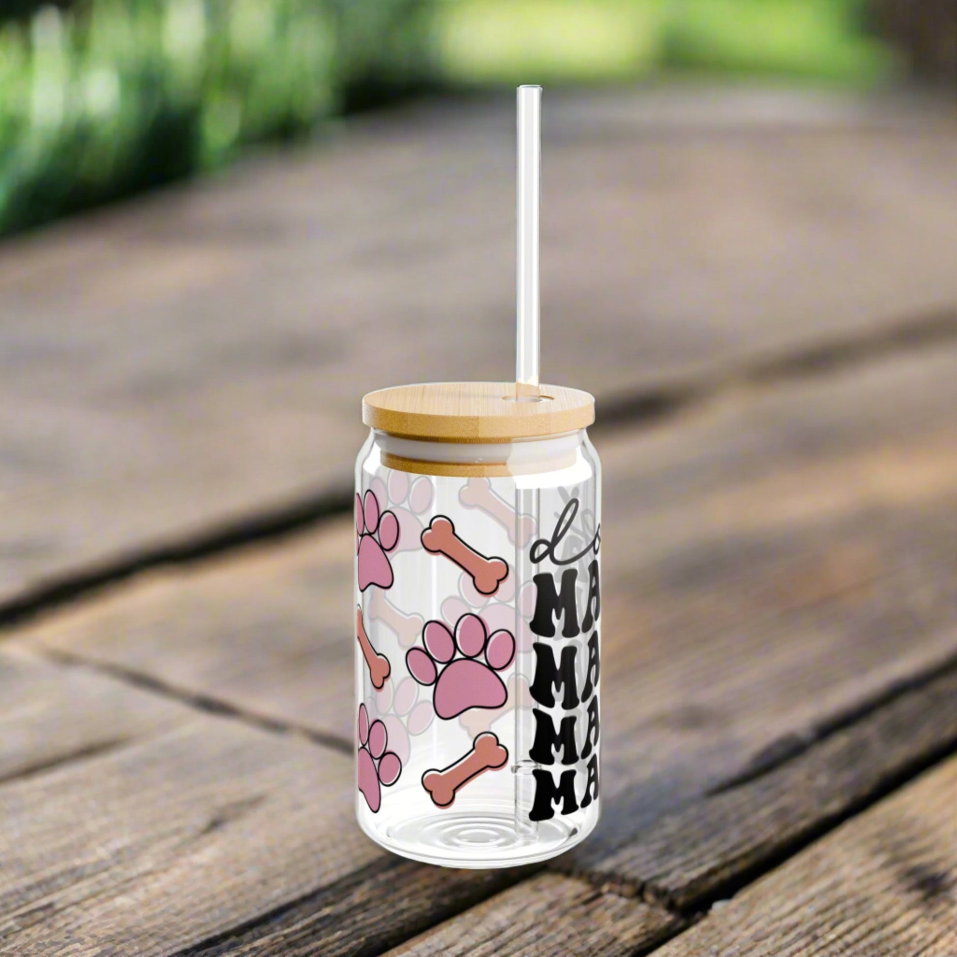 Dog Mama Sipper Glass - Kim’s Signature Beauty & Accessories    (Store description)