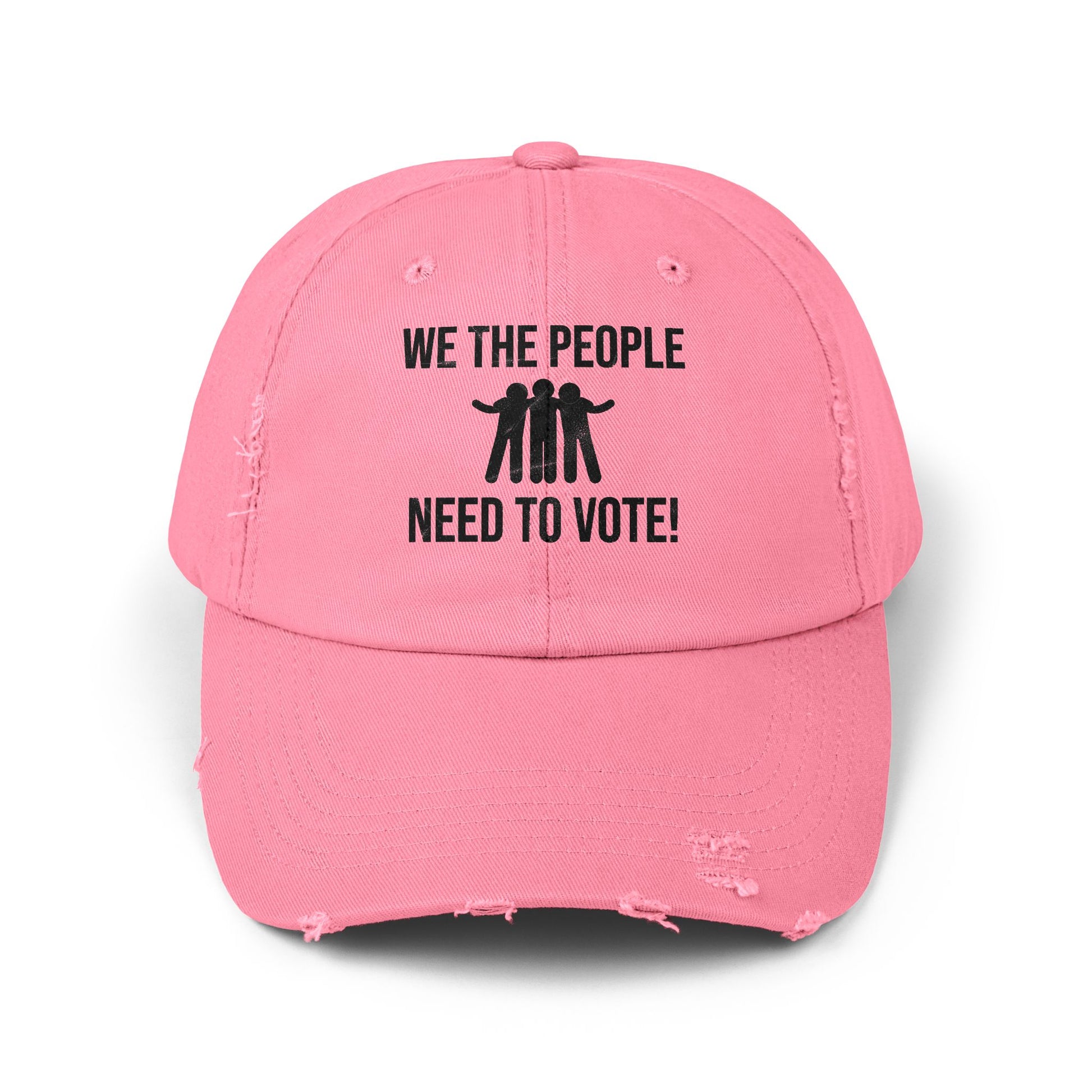 We The People Need to Vote Distressed Cap - Kim’s Signature Beauty & Accessories    (Store description)