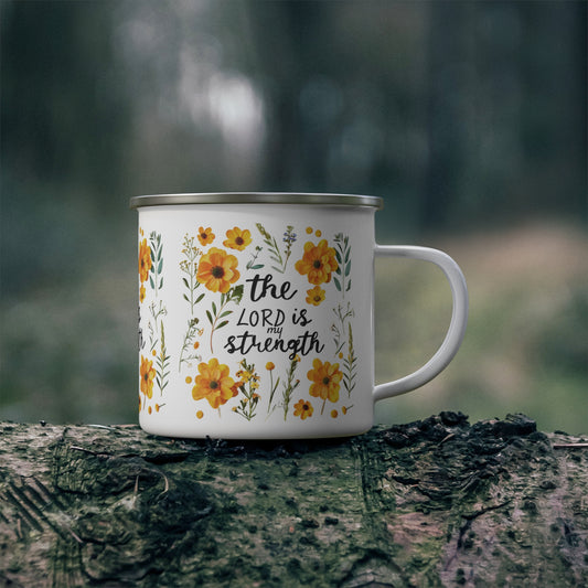 Lord, My Strength Camping Mug - Kim’s Signature Beauty & Accessories    (Store description)