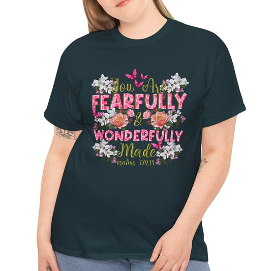 Fearfully & Wonderfully Made Tee - Kim’s Signature Beauty & Accessories    (Store description)