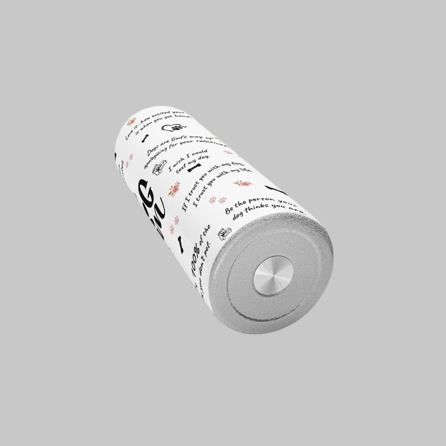 Dogs Welcome, People Tolerated Skinny Tumbler - Kim’s Signature Beauty & Accessories    (Store description)