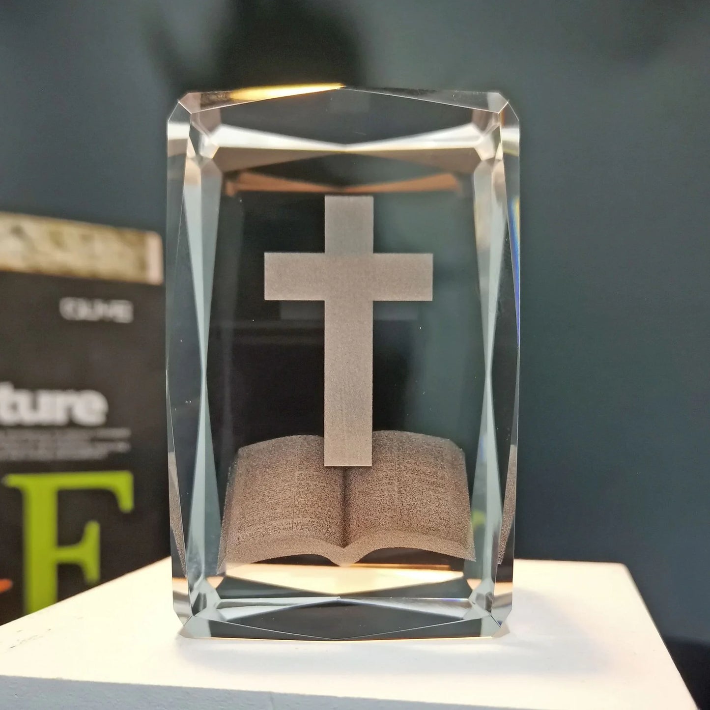 Luminous Cross Crystal - Kim’s Signature Beauty & Accessories    (Store description)