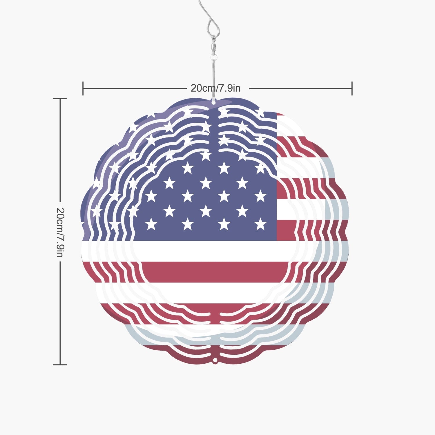 American Pride Wind Spinner - Kim’s Signature Beauty & Accessories    (Store description)