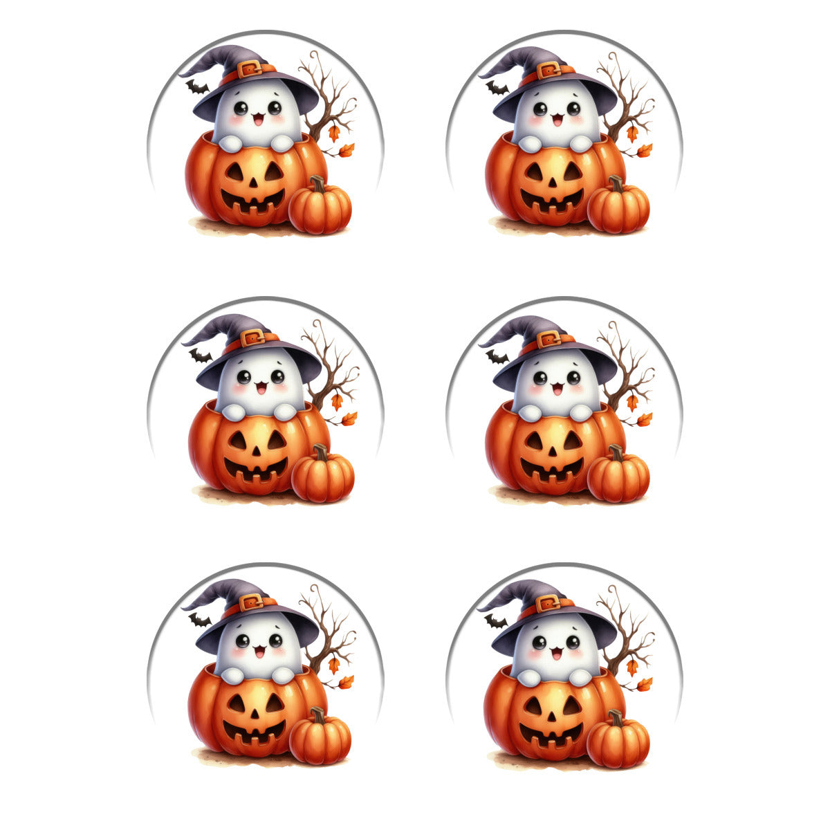 Ghostly Popup Pumpkin Coasters - Kim’s Signature Beauty & Accessories    (Store description)