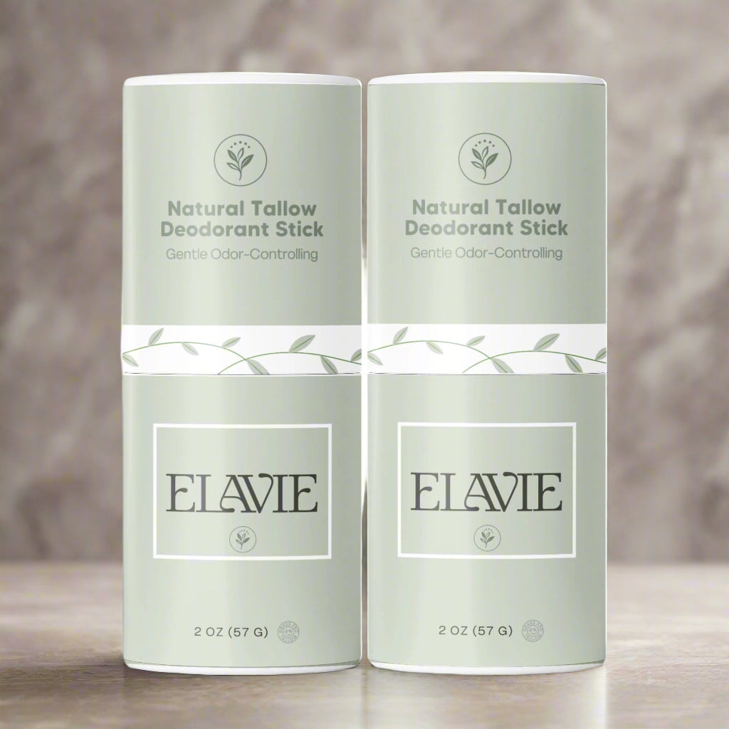 2 Pack Natural Tallow Deodorant Stick - Kim’s Signature Beauty & Accessories    
