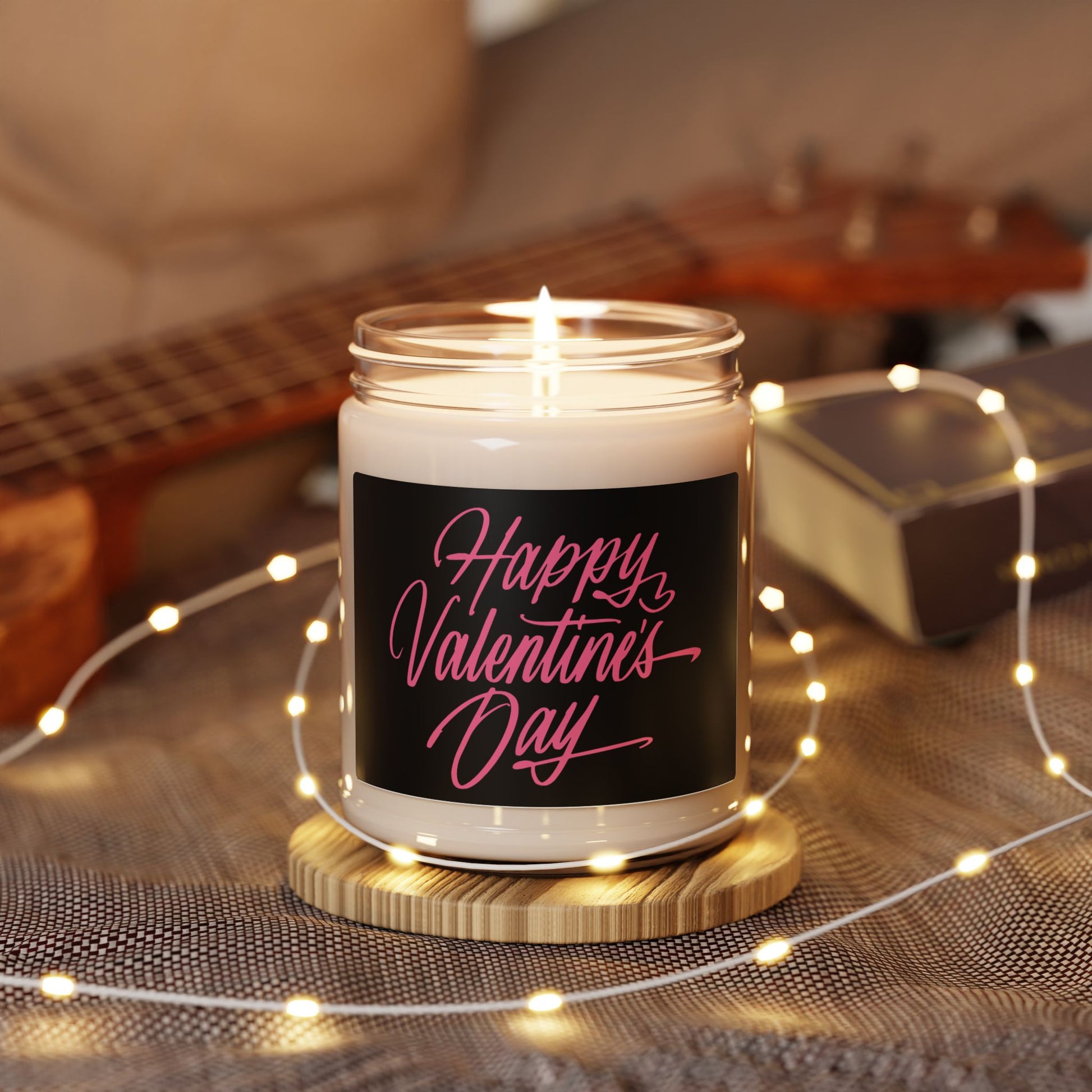 Happy Valentine's Day Scented Soy Candle, 9oz - Kim’s Signature Beauty & Accessories    (Store description)