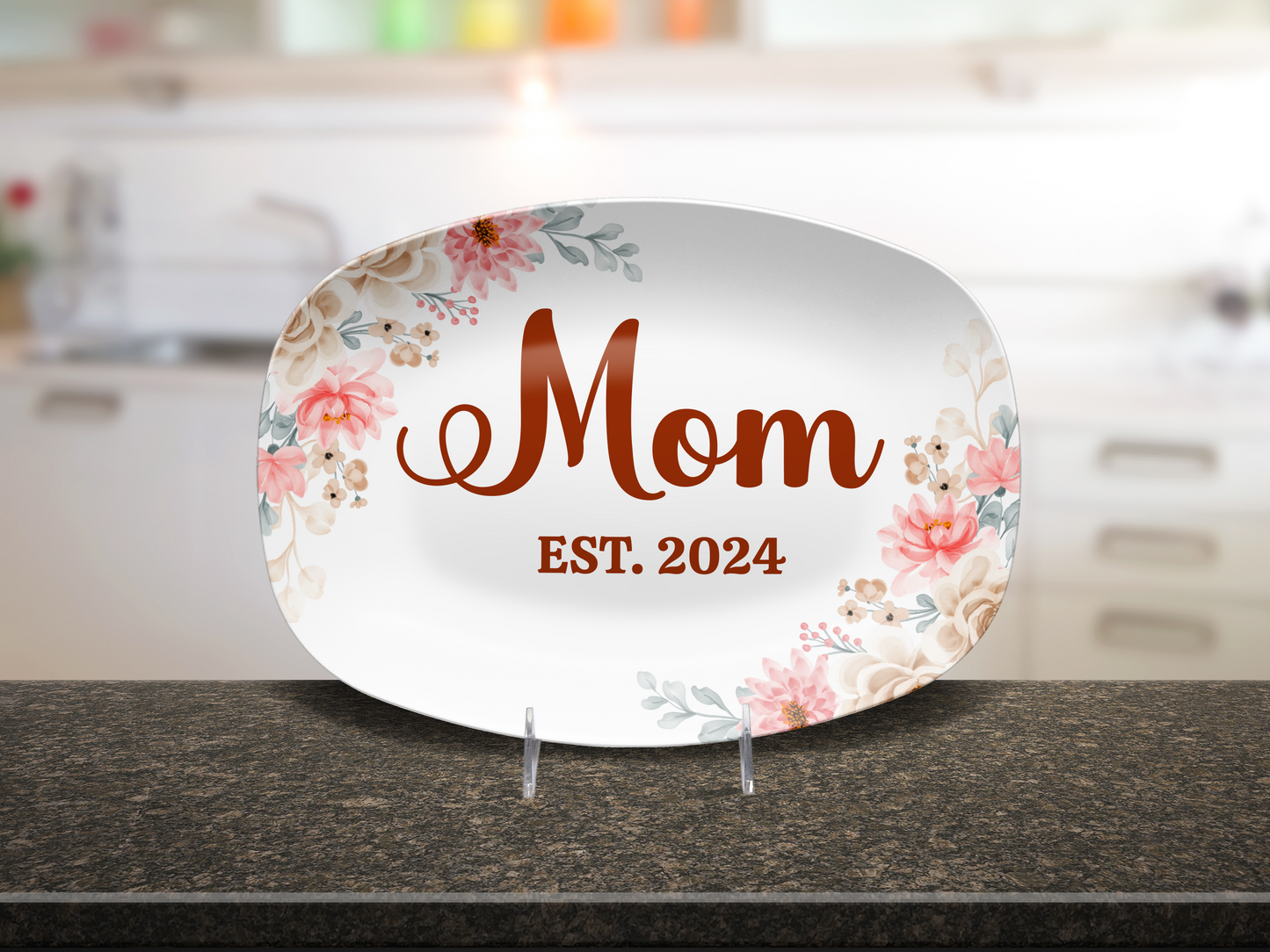 Mom & Grandmother's Platter (Choose Name) - Kim’s Signature Beauty & Accessories    (Store description)