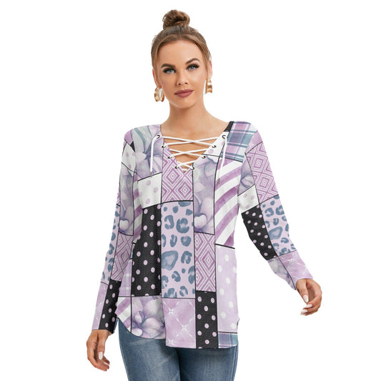 Geo Design Blouse - Kim’s Signature Beauty & Accessories    