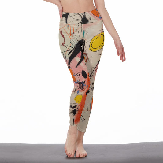 Splatter Spectrum High Waist Leggings - Kim’s Signature Beauty & Accessories    