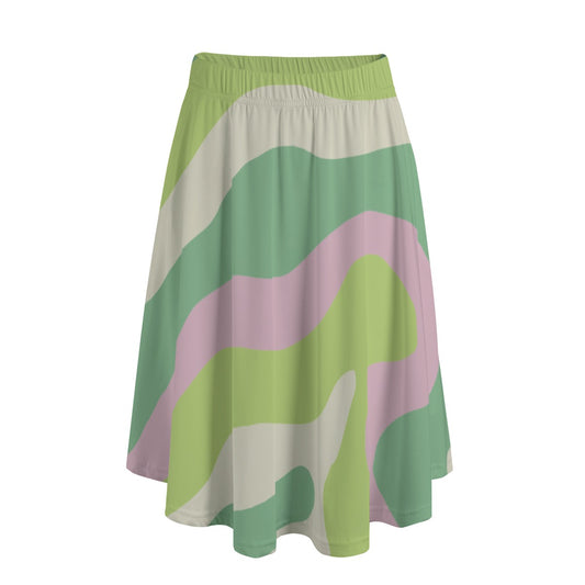 Green & Pink Long Maxi Skirt with Pockets - Kim’s Signature Beauty & Accessories    