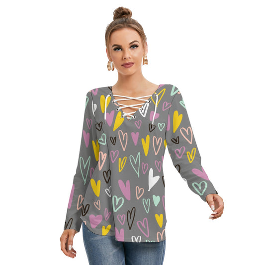 Heart Mania Blouse - Kim’s Signature Beauty & Accessories    