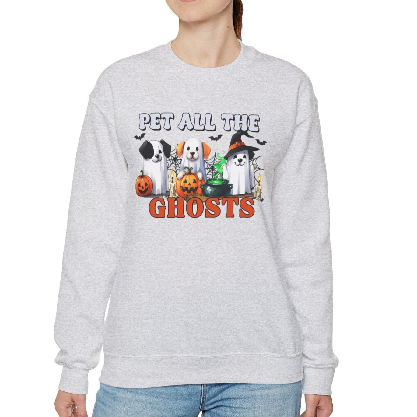 Pet All the Ghosts Sweatshirt - Kim’s Signature Beauty & Accessories    