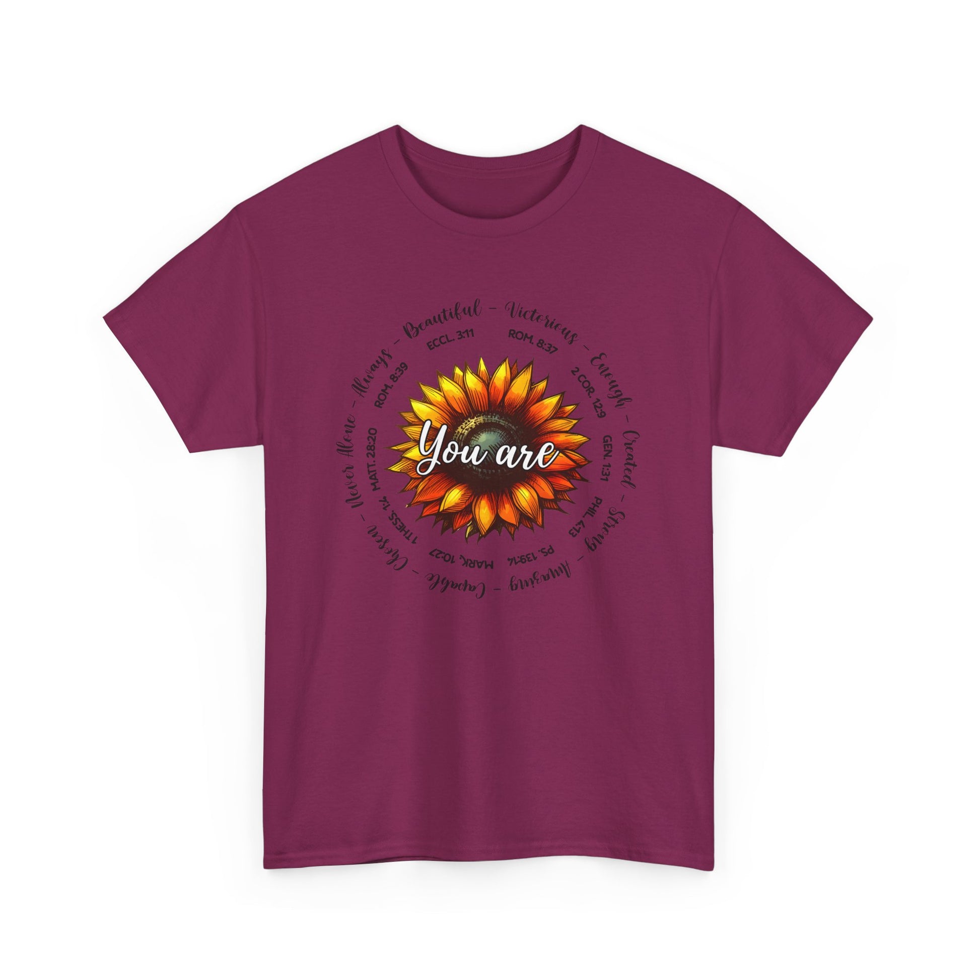 You Are.... Sunflower Faith Tee - Kim’s Signature Beauty & Accessories    (Store description)