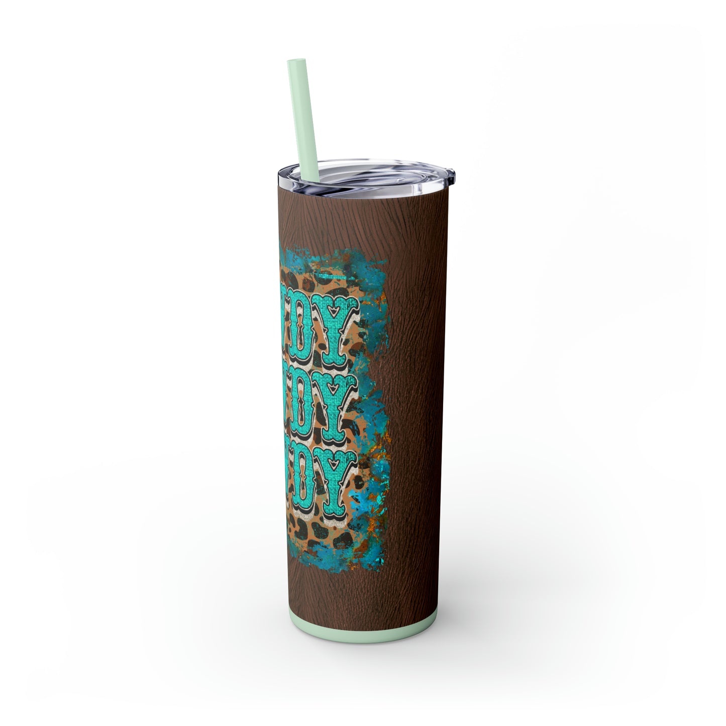 Howdy! | Skinny Tumbler with Straw, 20oz - Kim’s Signature Beauty & Accessories    (Store description)