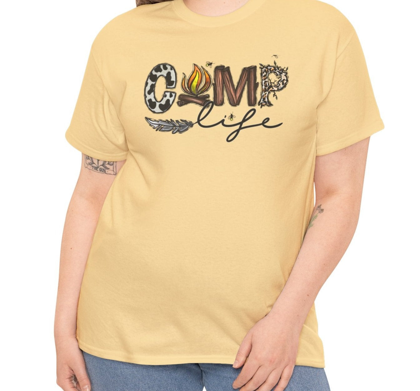 Camp Life | Cotton Tee - Kim’s Signature Beauty & Accessories    (Store description)