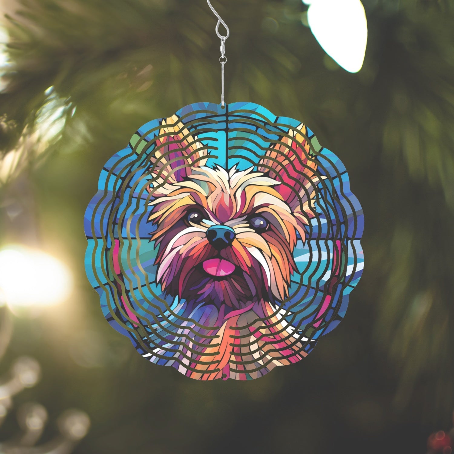 Yorkie Wind Spinner - Kim’s Signature Beauty & Accessories    (Store description)