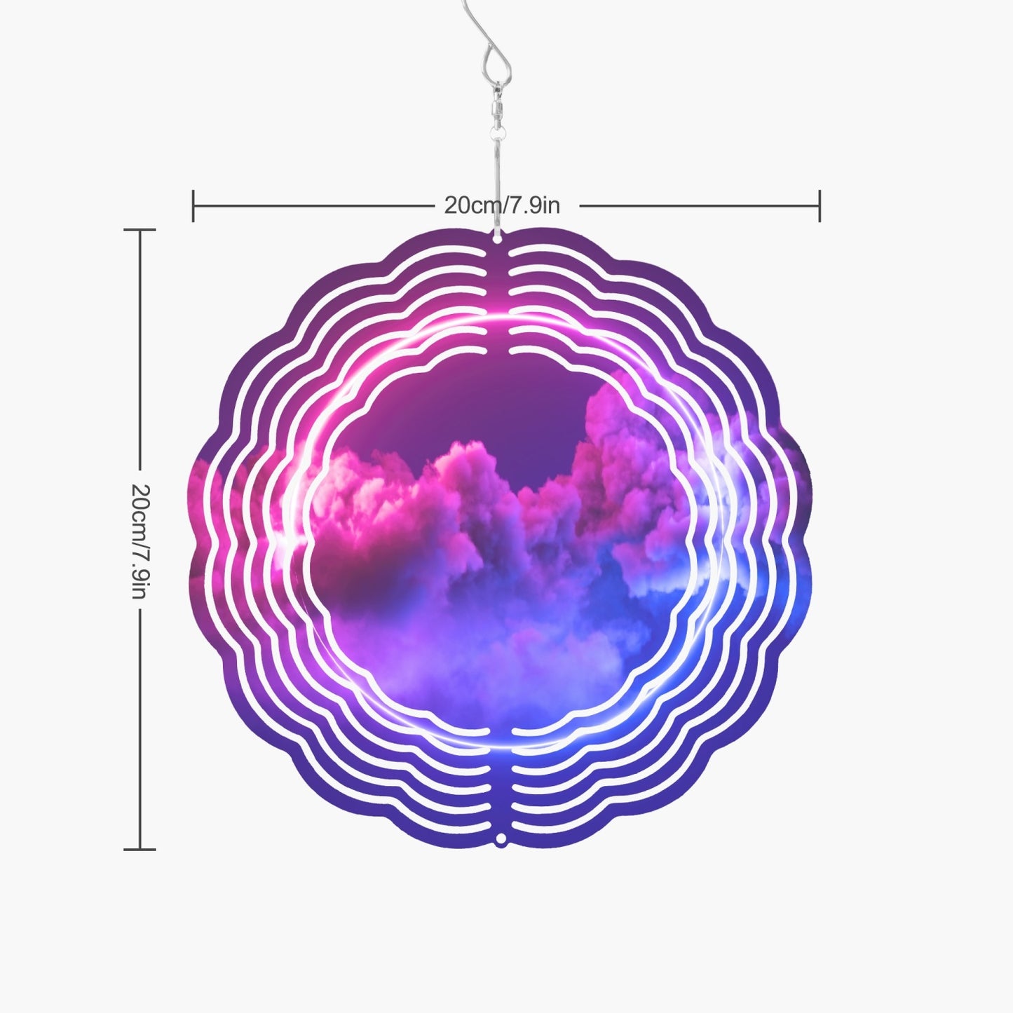 Purple Skies Wind Spinner - Kim’s Signature Beauty & Accessories    (Store description)