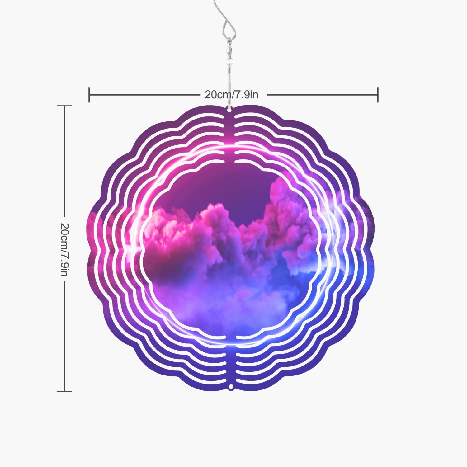 Purple Skies Wind Spinner - Kim’s Signature Beauty & Accessories    (Store description)
