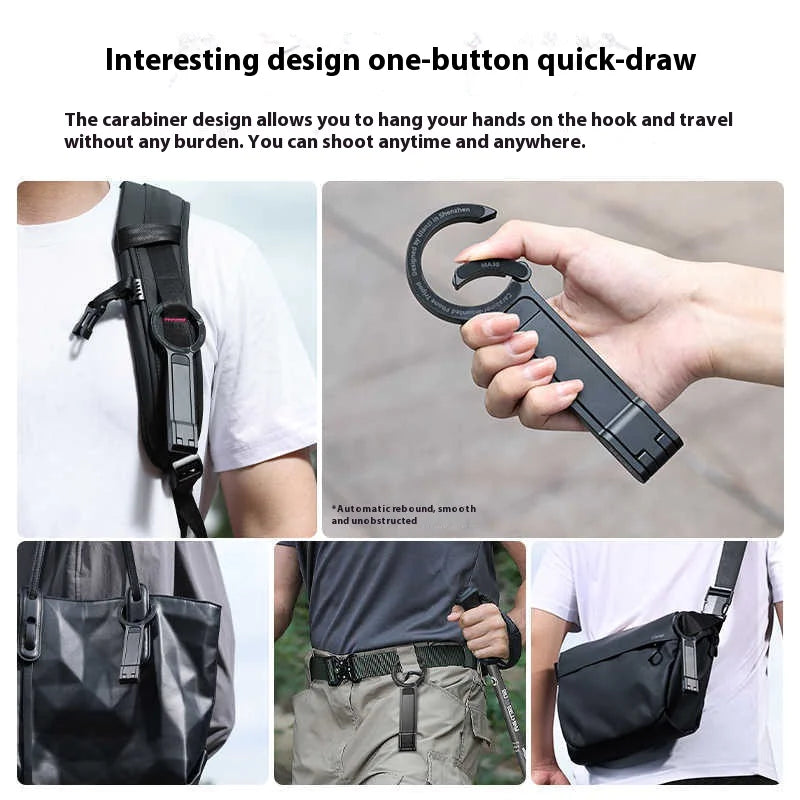 3-in-1 Magnetic Carabiner Phone Tripod – Foldable - Kim’s Signature Beauty & Accessories    