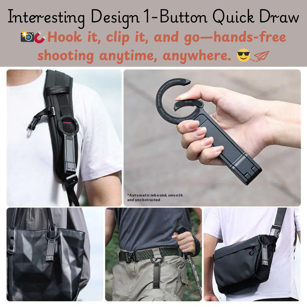 3-in-1 Magnetic Carabiner Phone Tripod – Foldable - Kim’s Signature Beauty & Accessories    