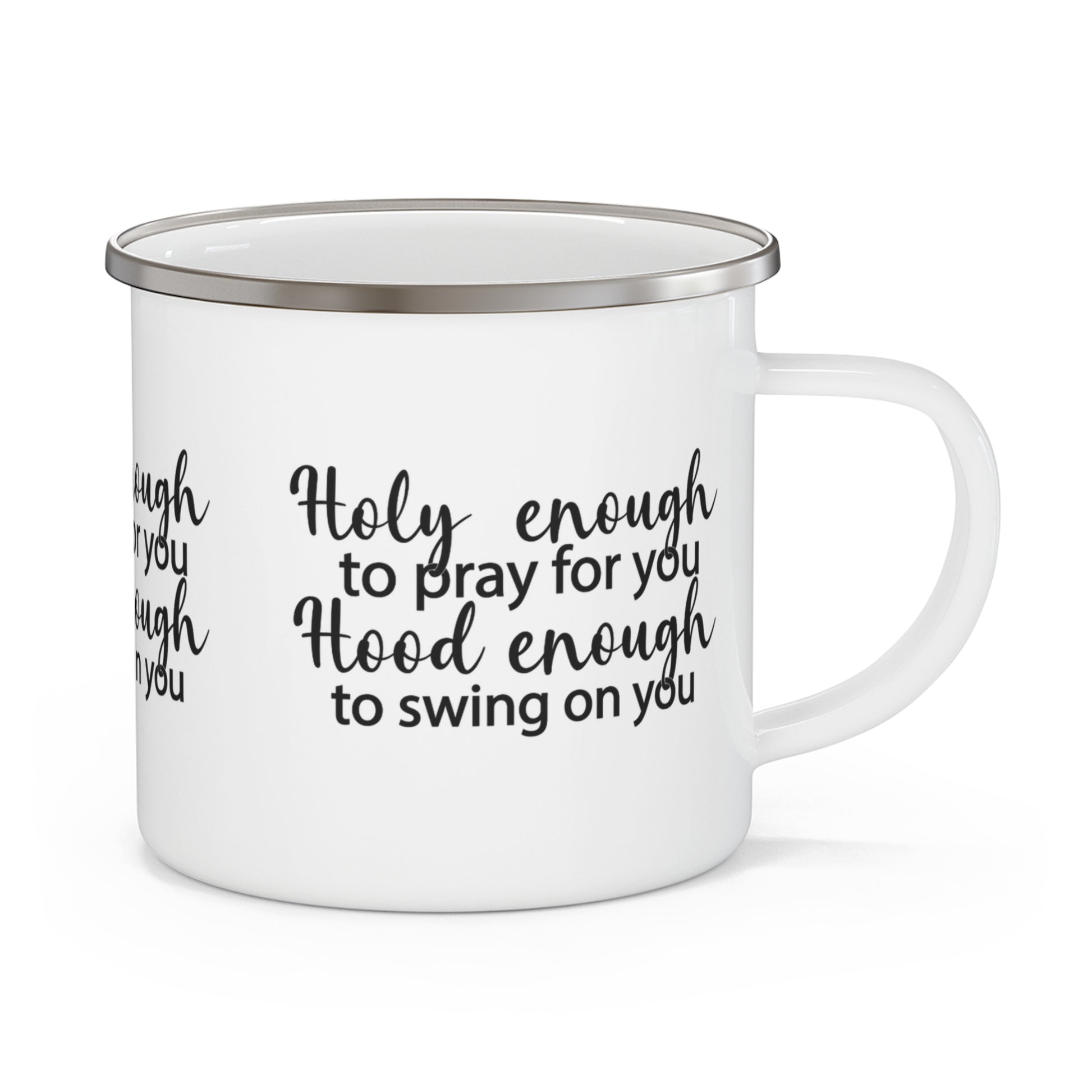 Holy Enough Camping Mug - Kim’s Signature Beauty & Accessories    (Store description)