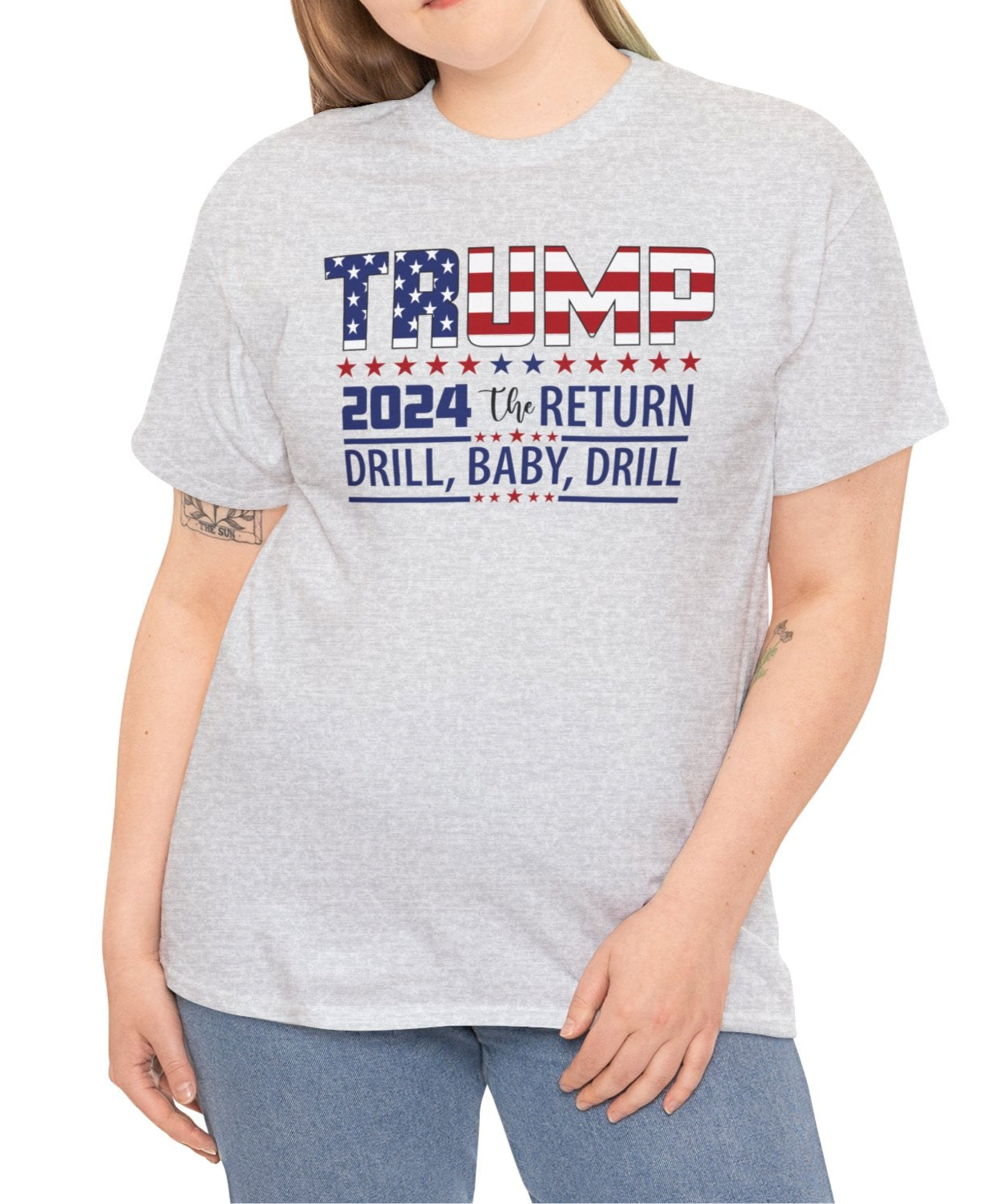 Trump- Drill Baby Drill | Tee - Kim’s Signature Beauty & Accessories    (Store description)