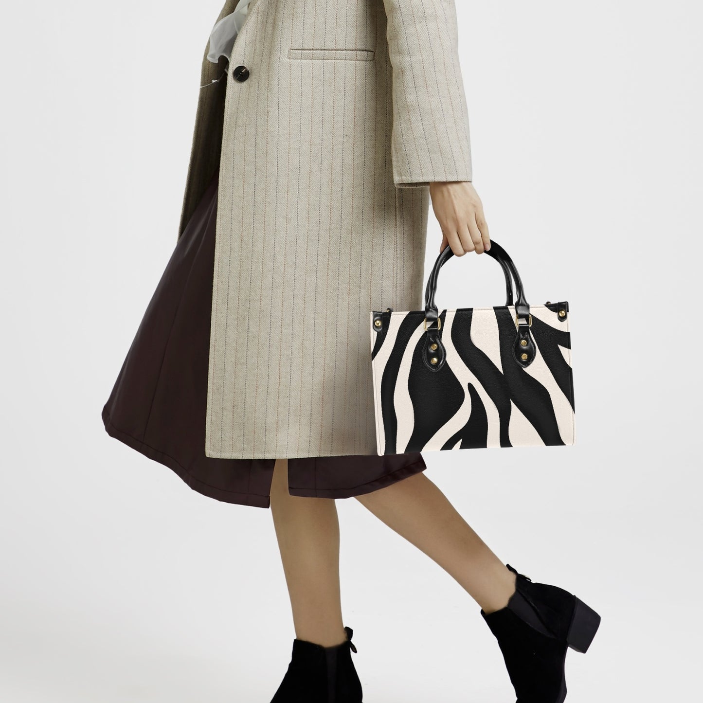 Zebra Print Tote Bag - Kim’s Signature Beauty & Accessories    (Store description)