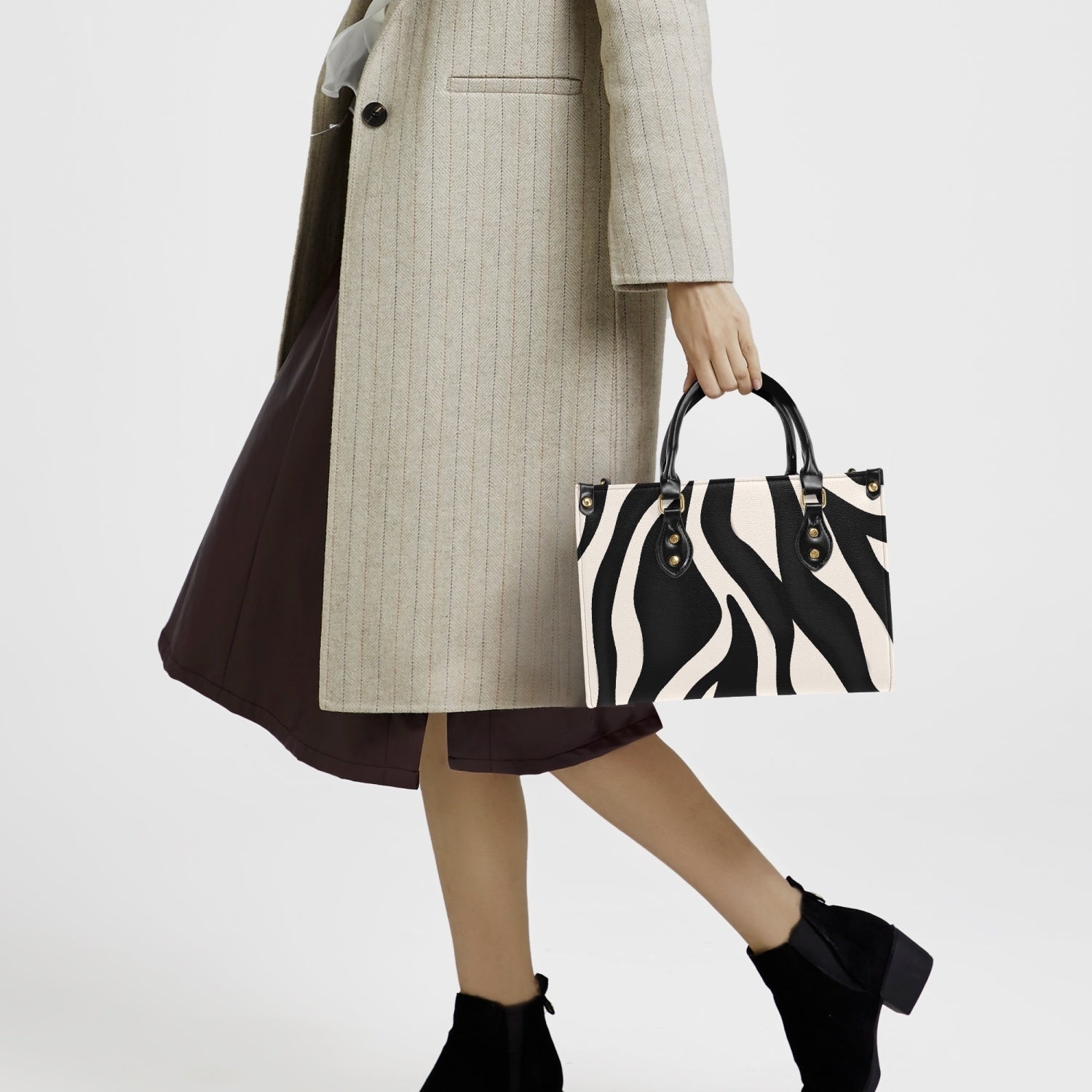 Zebra Print Tote Bag - Kim’s Signature Beauty & Accessories    (Store description)