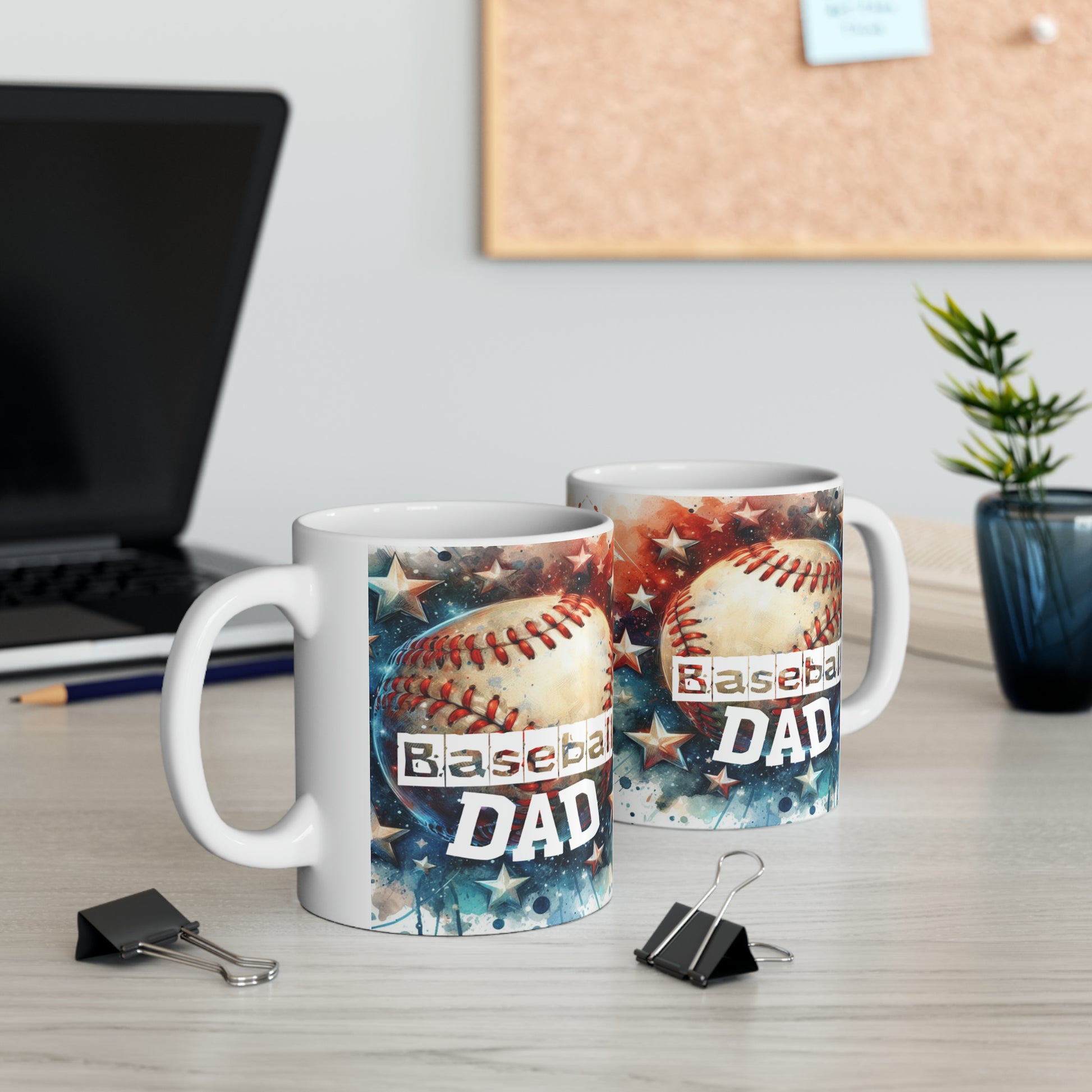 Baseball Dad Ceramic Mug - Kim’s Signature Beauty & Accessories    (Store description)