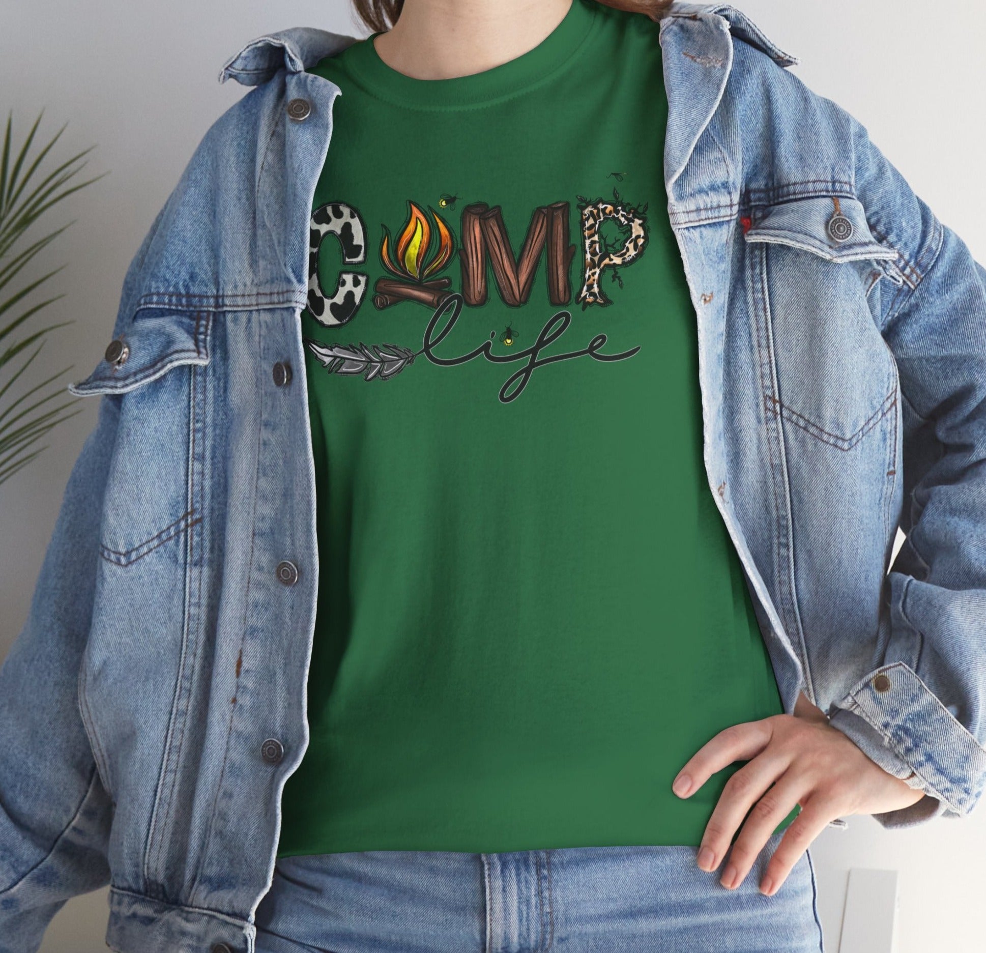 Camp Life | Cotton Tee - Kim’s Signature Beauty & Accessories    (Store description)