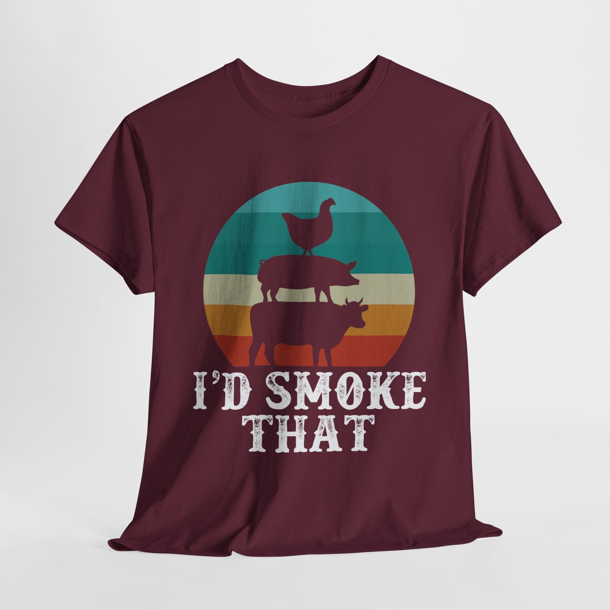 I'd Smoke that |  Cotton Tee - Kim’s Signature Beauty & Accessories    (Store description)