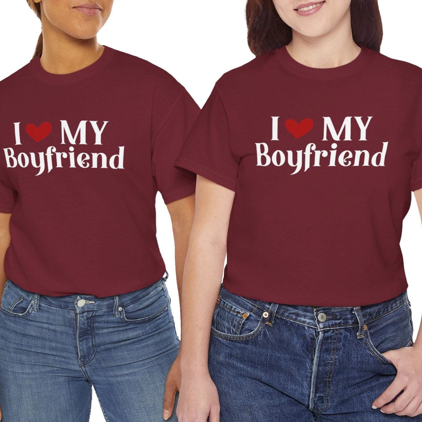 I Love My Boyfriend Shirt – Fun & Stylish Gift - Kim’s Signature Beauty & Accessories    (Store description)